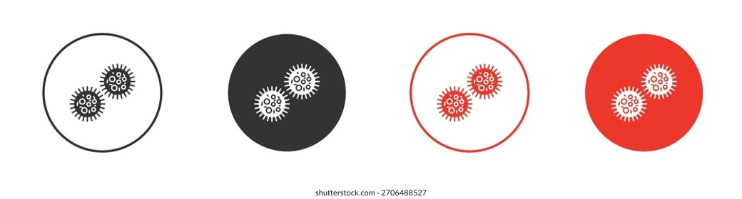 Ícone de bactérias. web vetor design