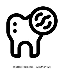 bacteria icon for your website, mobile, presentation, and logo design.