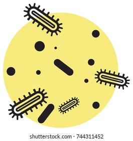 Bacteria Infection Icon