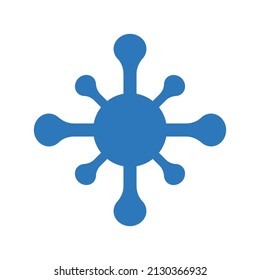 Bakterieninfektionssymbol.virus (Vektorgrafik)
