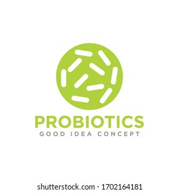 Bacteria Logo design Vector Template