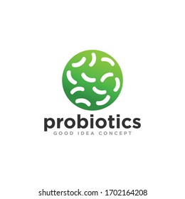Bacteria Logo design Vector Template