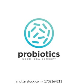 Bacteria Logo design Vector Template