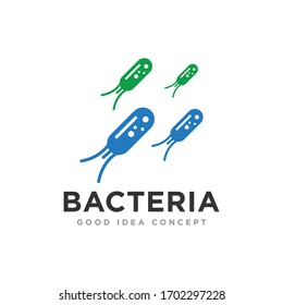 Bacteria Logo design Vector Template