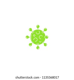 Bacteria microbe virus parasite icon