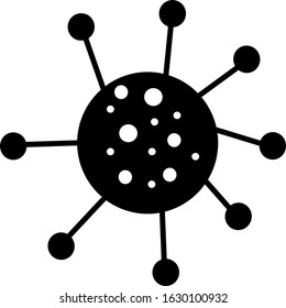 Bacteria, Microbes and Viruses Icons Set, sign and symbols in flat design health with elements for mobile concepts and web apps. Collection modern infographic logo and pictogram. biological icons