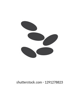Bacteria microorganism vector icon. filled flat sign for mobile concept and web design. Cocci bacteria bacilli simple solid icon. Symbol, logo illustration. Pixel perfect vector graphics