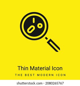 Icono mínimo de material amarillo brillante