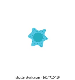 bacteria simple clip art vector illustration