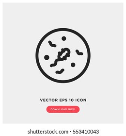 Bacteria vector icon