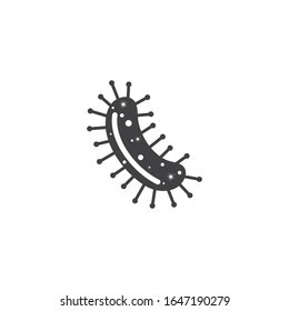 Bacteria vector illustration icon template design
