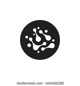 Bacteria vector illustration icon template design
