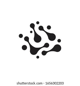 Bacteria vector illustration icon template design