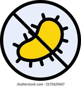 bacteria Vector illustration on a transparent background.Premium quality symmbols.Stroke vector icon for concept and graphic design.
