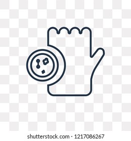 Bacteria vector outline icon isolated on transparent background, high quality linear Bacteria transparency concept can be used web and mobile