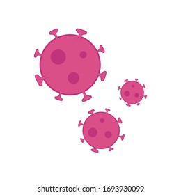 Vector bacteriano. fondo de pantalla. espacio libre para texto. patrón vector bacteriano. Vector de virus.