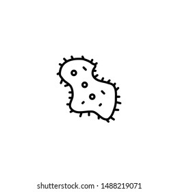 bacteria, virus icon vector illustration