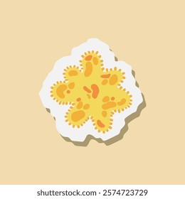 Bacteria and virus illustration. Pathogenic bacteria, viruses and microbes, disease-causing, color germs, bacterium type, microorganism infection