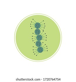 Bacteria virus image illustration transparent, bacteria corona, covid-19, bacteria vector