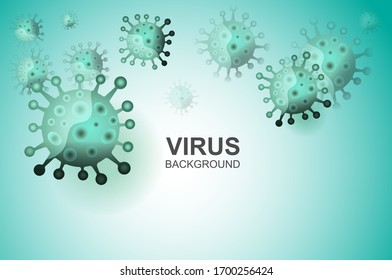 Antecedentes de gripe por bacterias o infección por virus. - Vector.