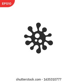 Bacteria, virus vector icon illustration. Ui/Ux. Premium quality.