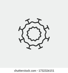 Symbol für Bakterien-Virus-Vektor