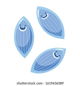 Bacteria of virus vector icon.Cartoon vector icon isolated on white background bacteria of virus .