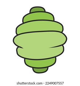 Bakterien des Virus, Vektorsymbol.Color Vektorsymbol einzeln auf weißem Hintergrund, Bakterien des Virus .