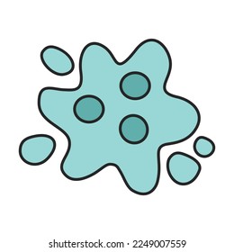 Bacteria of virus vector icon.Color vector icon isolated on white background bacteria of virus .