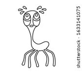 Bacteria of virus vector icon.Outline,line vector icon isolated on white background bacteria of virus .