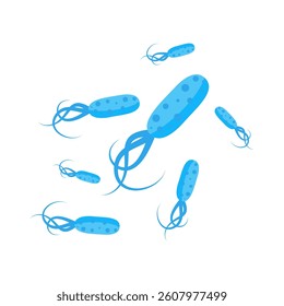Bacteria and Virus Vector Illustration