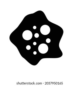 Bacteria and Viruses Icon, isolated on white background, Vector illustration.