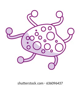 Bacterial cell structure icon