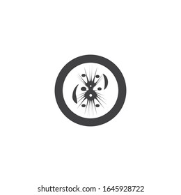 Bacterial Logo Template vector symbol nature