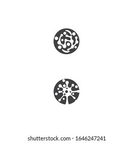 Bacterial Logo Template vector symbol nature