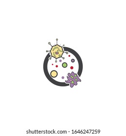 Bacterial Logo Template vector symbol nature