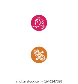 Bacterial Logo Template vector symbol nature