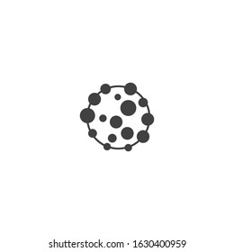 Bacterial Probiotic icon vector flat design