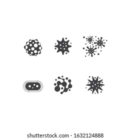 Bacterial Probiotic icon vector flat design