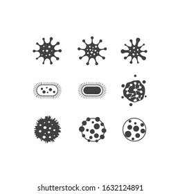 Bacterial Probiotic icon vector flat design