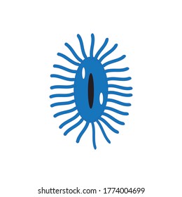 Bacterial Probiotic icon vector flat design