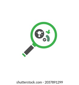 Bacterial Probiotic icon vector flat design template
