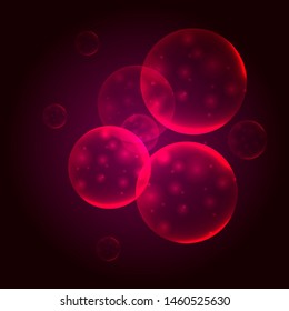 bacteria,viruses ,abstract medical background , vector