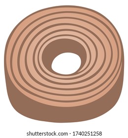 The bactericidal patch. Used to fix dressings, tubes, catheters, cuts and other minor skin lesions. Color vector illustration on an isolated white background. Medical topics. Flat style. 