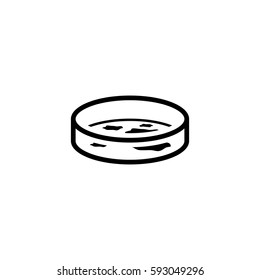 Bacteriology Icon. Flat Design Isolated Illustration. Test