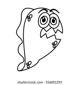 bacterium comic character icon vector illustration design