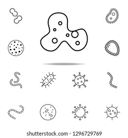 bacterium icon. Bacteria icons universal set for web and mobile