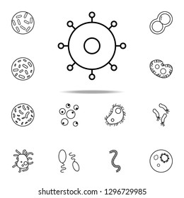 bacterium icon. Bacteria icons universal set for web and mobile