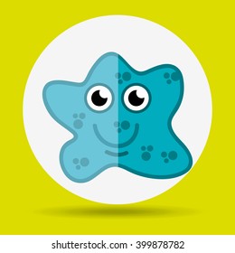 bacterium icon design 