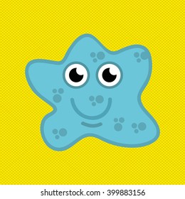 bacterium icon design 
